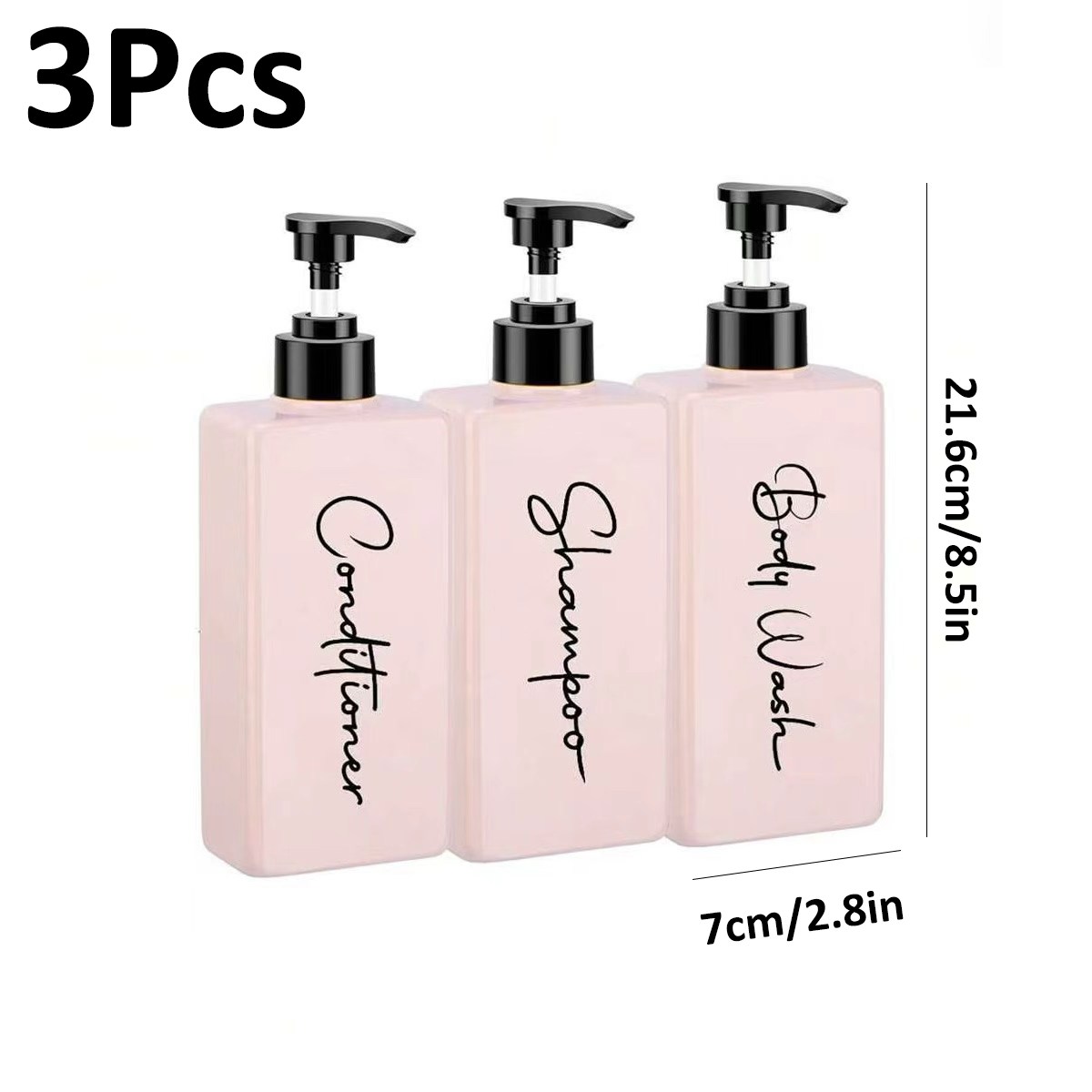 3-Pack 400ml Soap Dispenser wi - Gel Refill Pack recension och pris