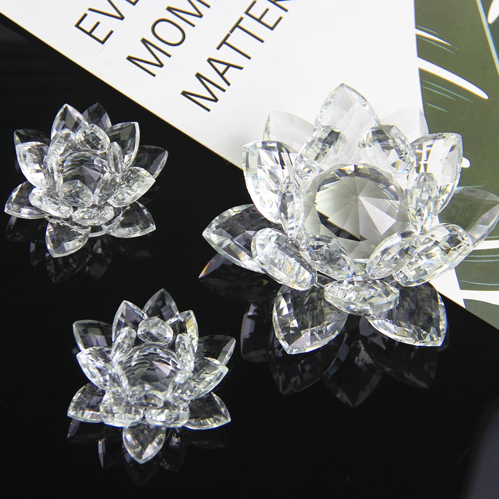 60mm-200mm Crystal Swan Lotus  - Book Weight Glass recension och pris