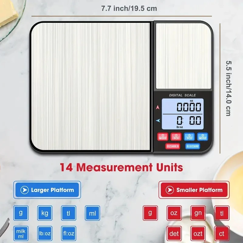 1pc Digital Kitchen Scale for  - Tape Dispenser Weighted recension och pris