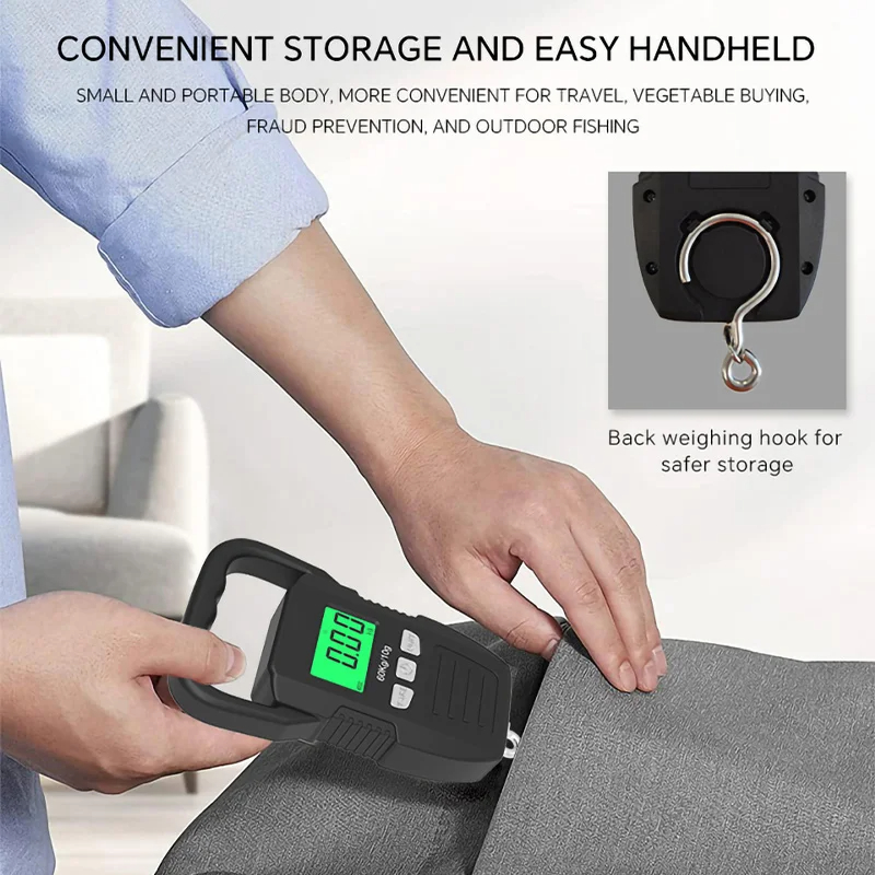 60kg/10g LCD Digital Hanging S - Tape Dispenser Weighted recension och pris