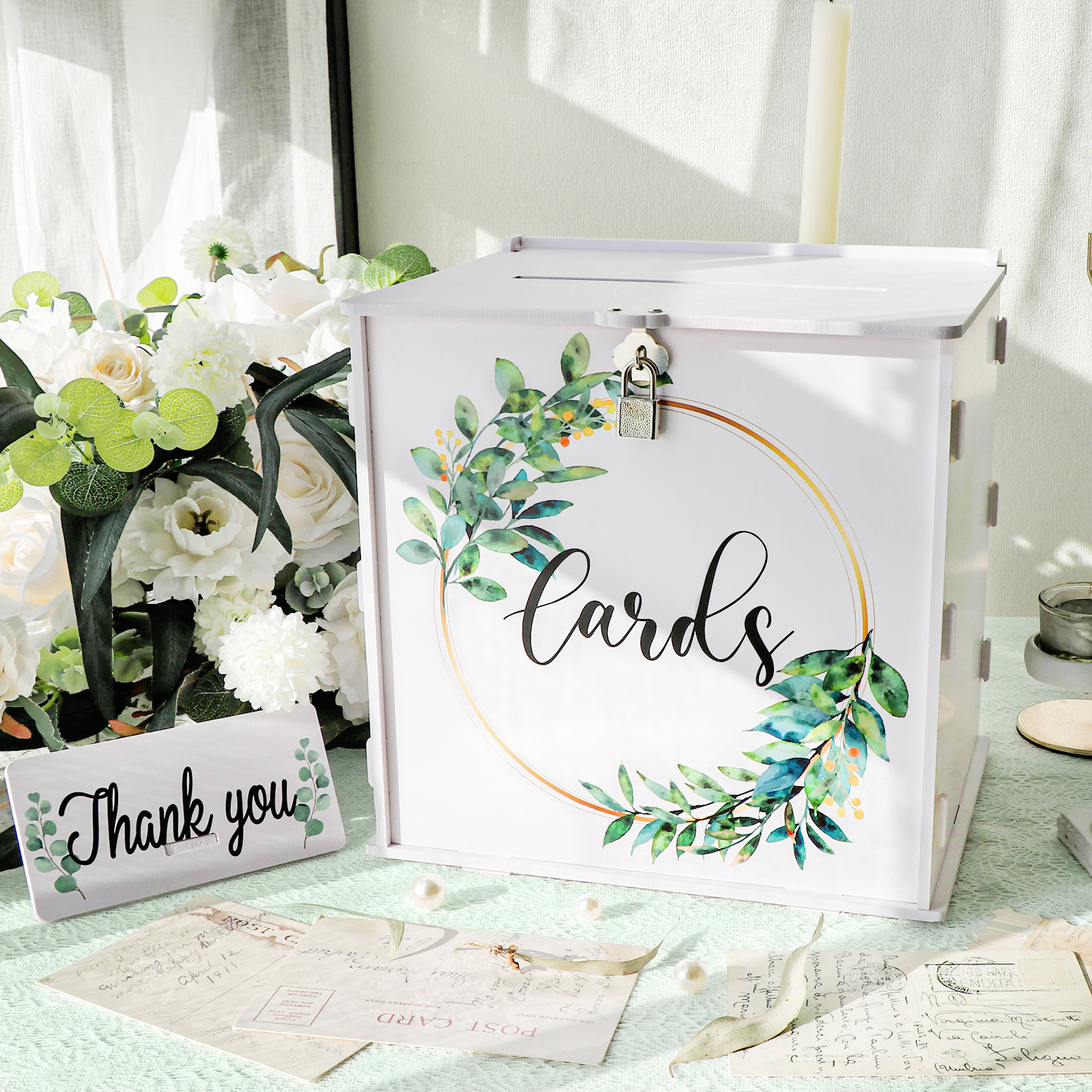 Wedding Card Box with Lock, PV - Card Index Box recension och pris