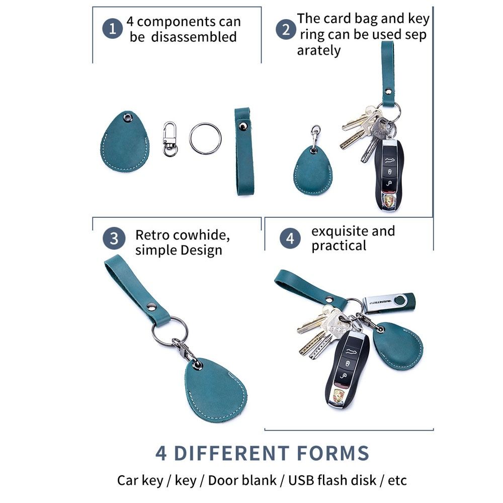 Leather Key Holder Cow Leather - Card Index Box recension och pris