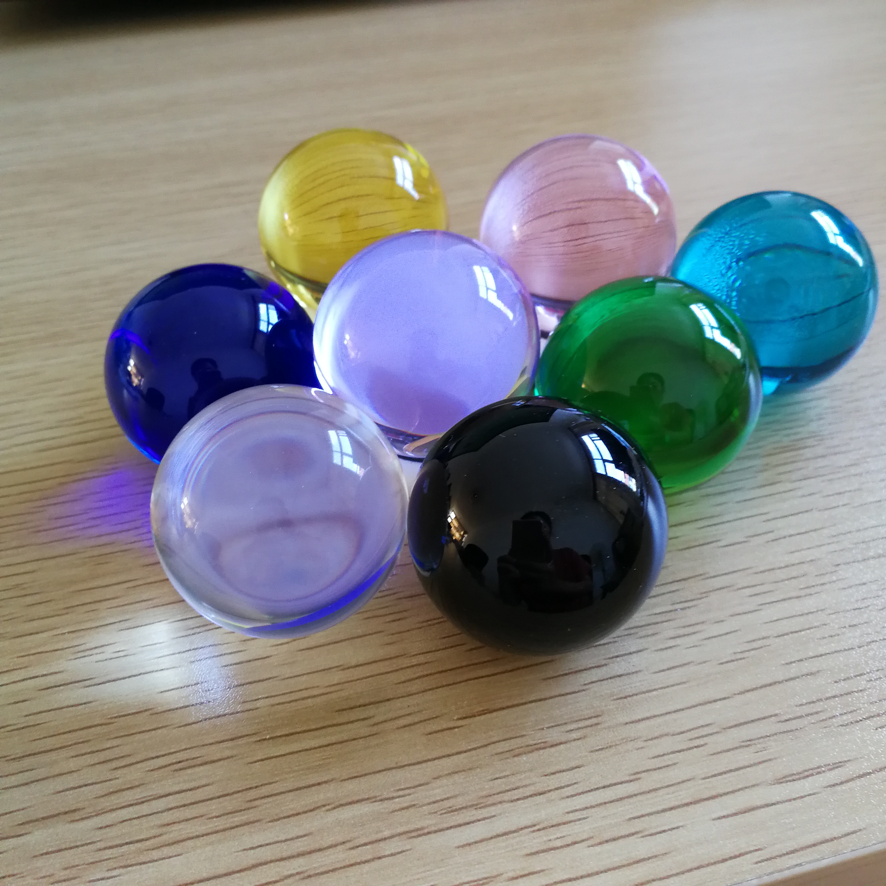 50mm Colors Crystal Ball Photo - Book Weight Glass recension och pris