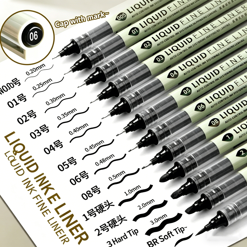 5/8/12 Tibs Black Pen Fine Lin - Correction Pen Fine recension och pris