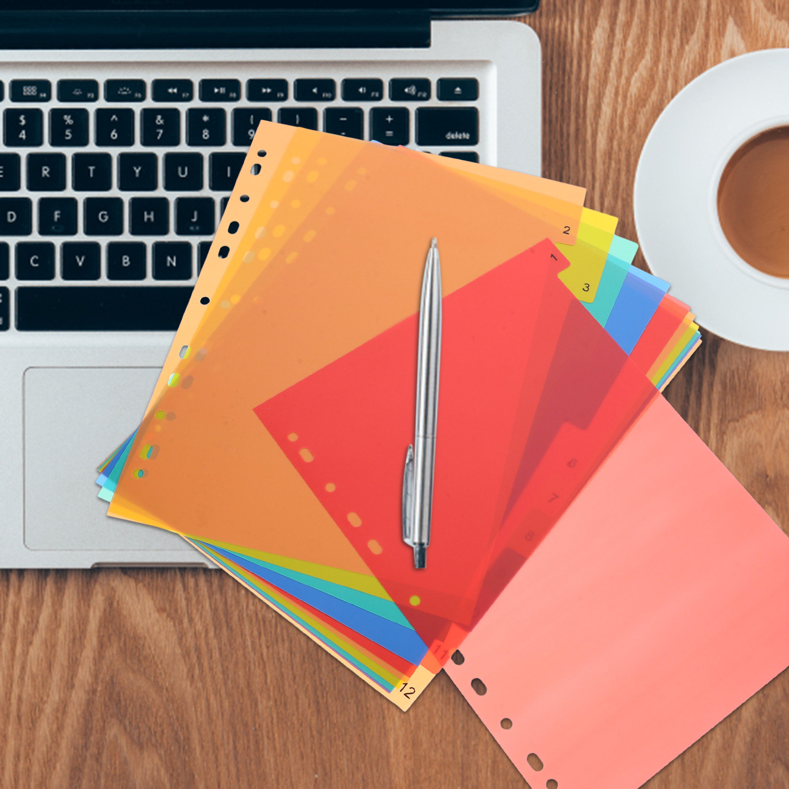 Binder Dividers A4 Colored Pla - Tab Divider A4 recension och pris