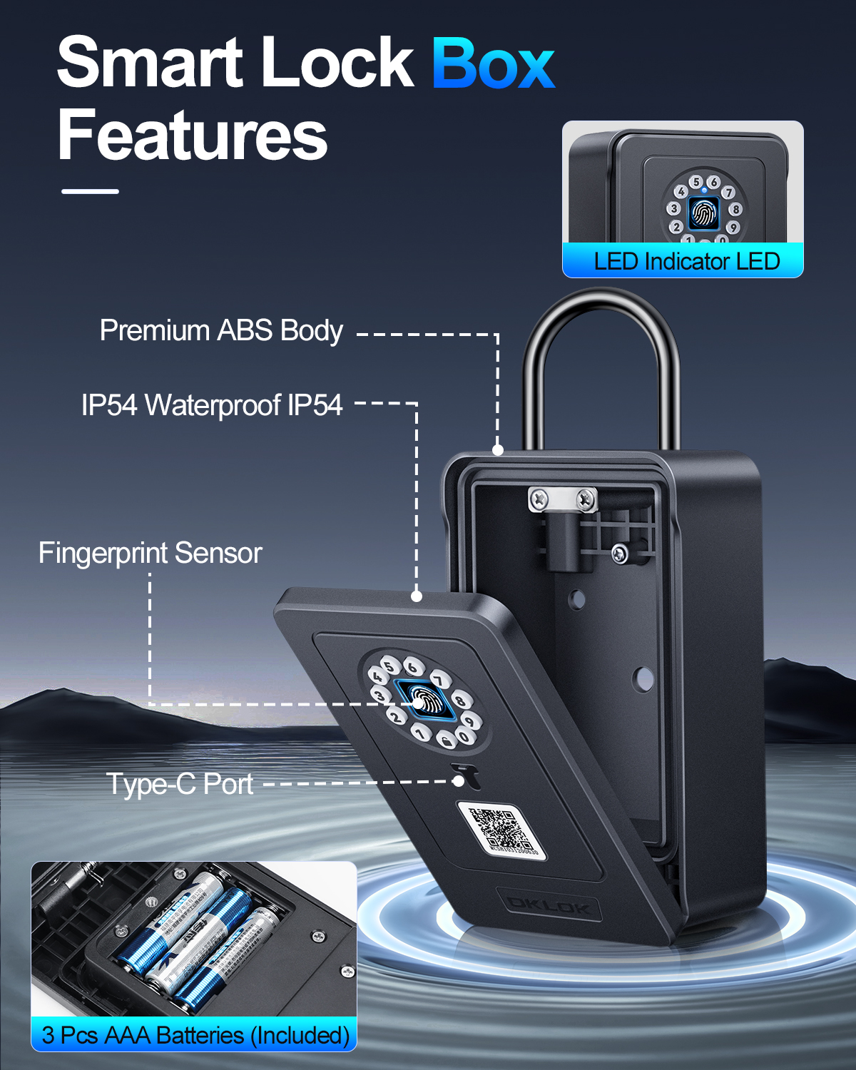 Hollarm Fingerprint Password S - Card Index Box recension och pris