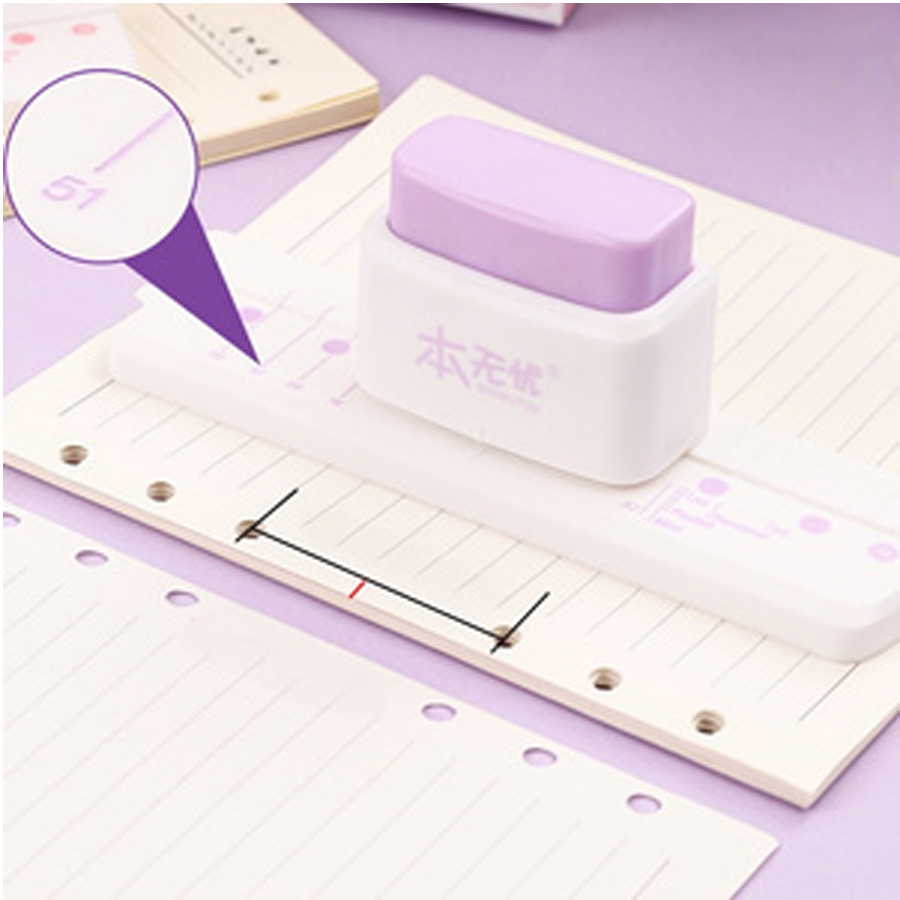 1pc three-hole punch, binder c - Binder A4 Lever recension och pris