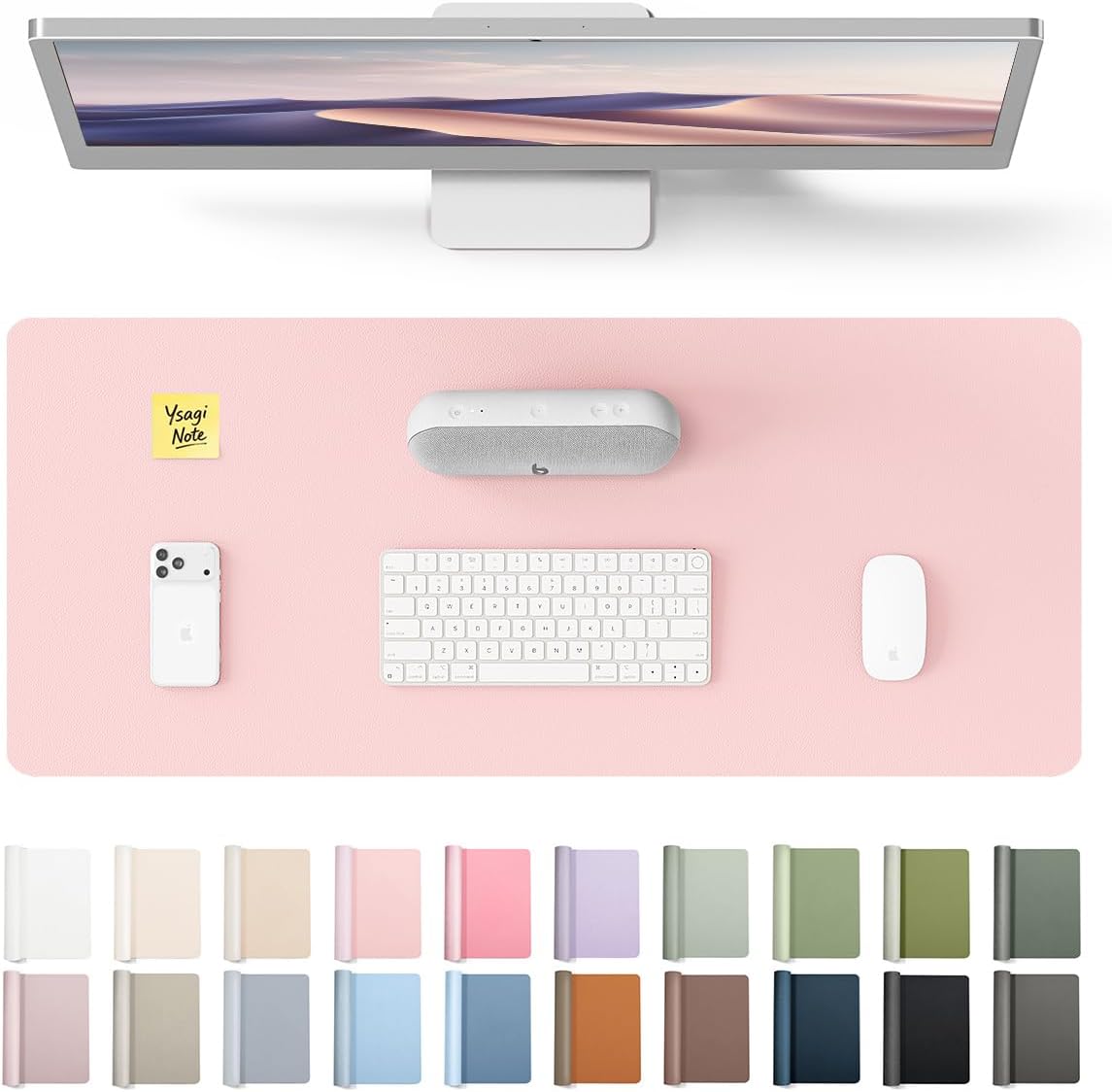 PU Leather Desk Protector with - Leather Desk Pad recension och pris