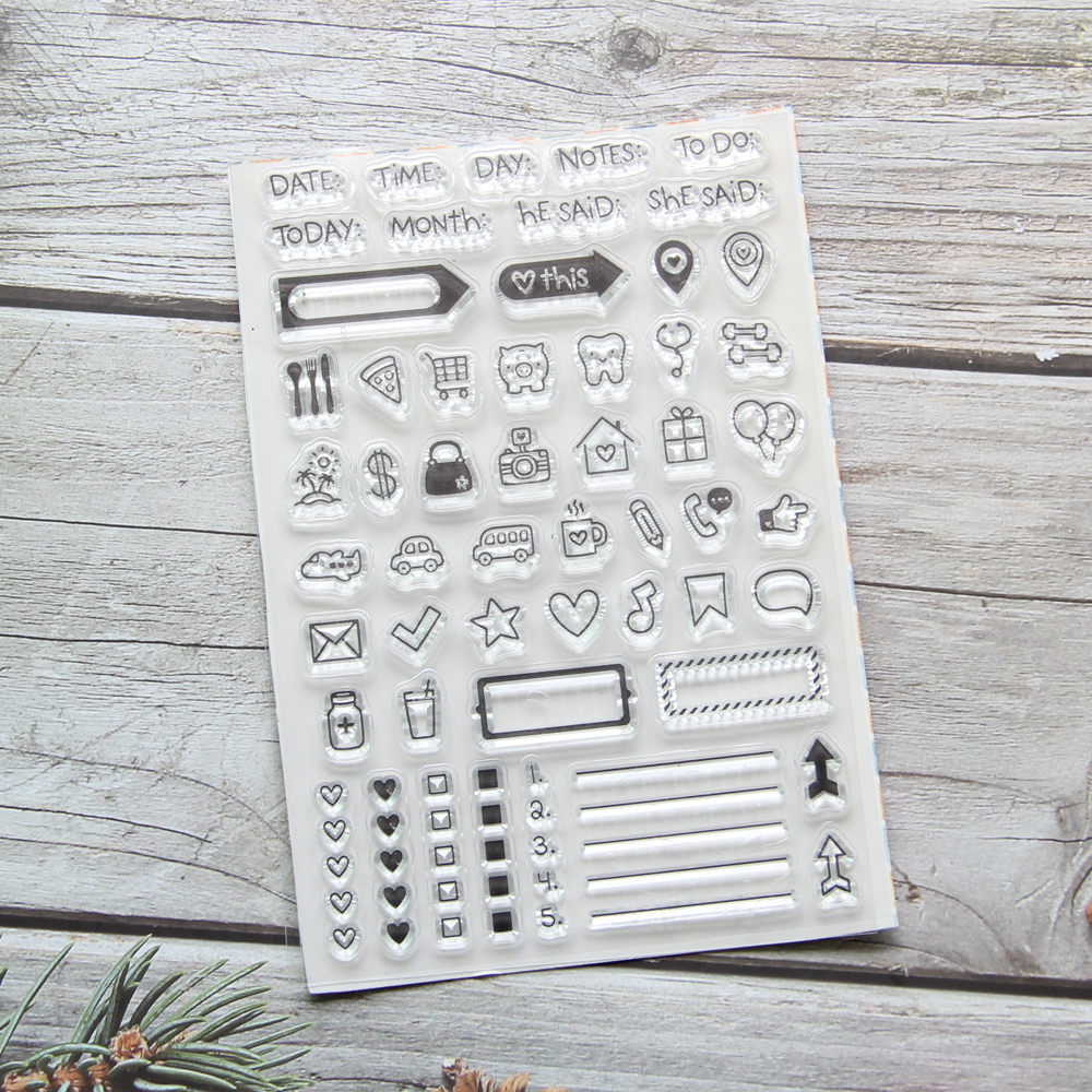 KLJUYP Date Transparent Clear  - Rubber Date Stamp recension och pris