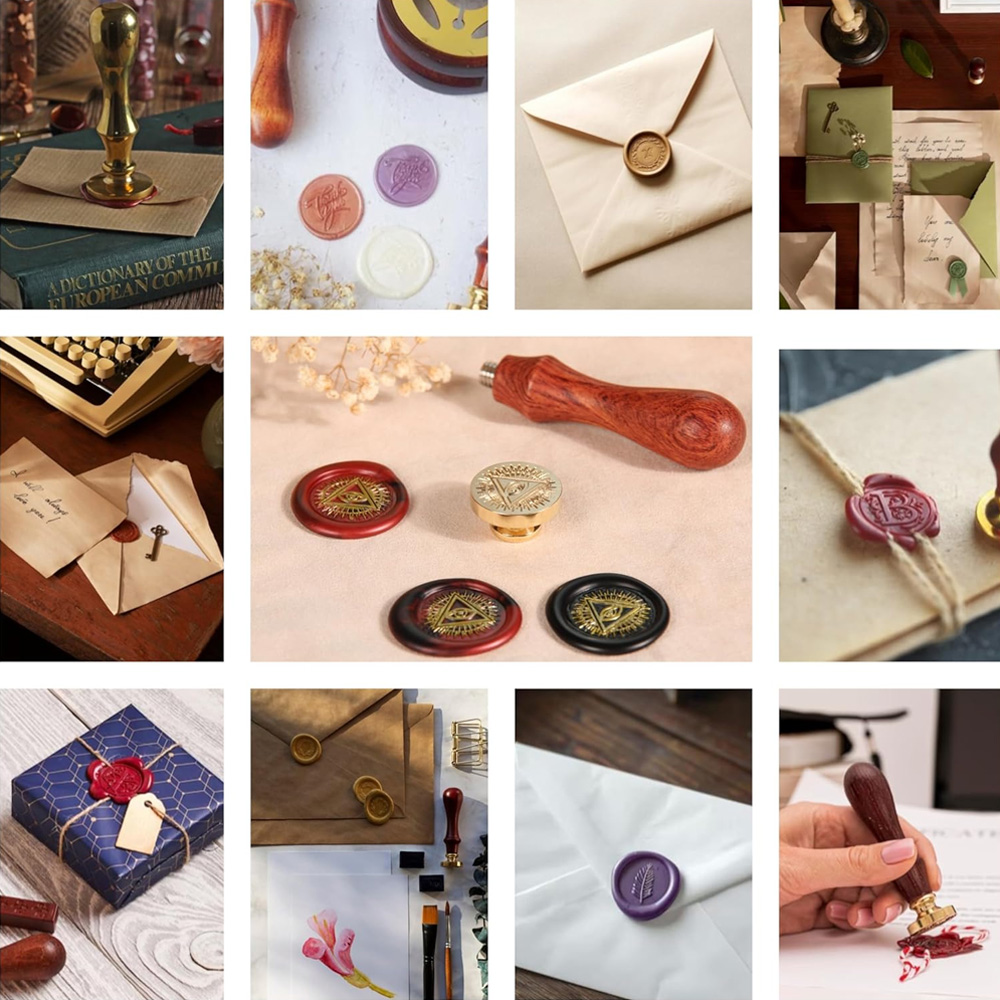 Customized Logo Wax Seal Stamp - Wax Seal Stamp Set recension och pris