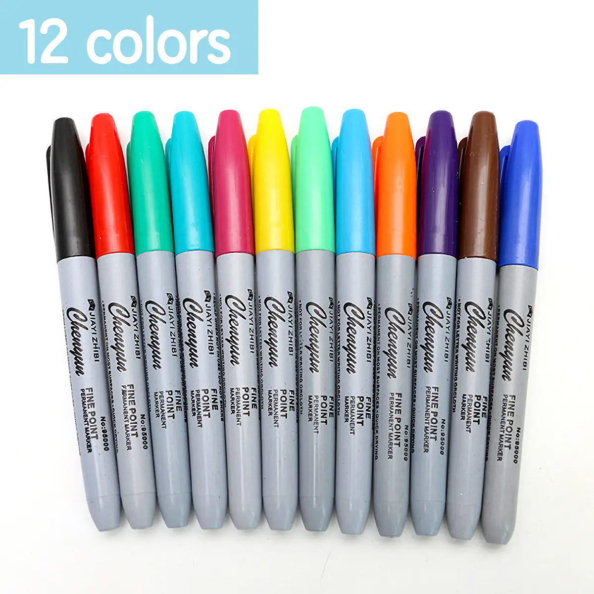 12PCS Permanent Fine Point Pen - Correction Pen Fine recension och pris