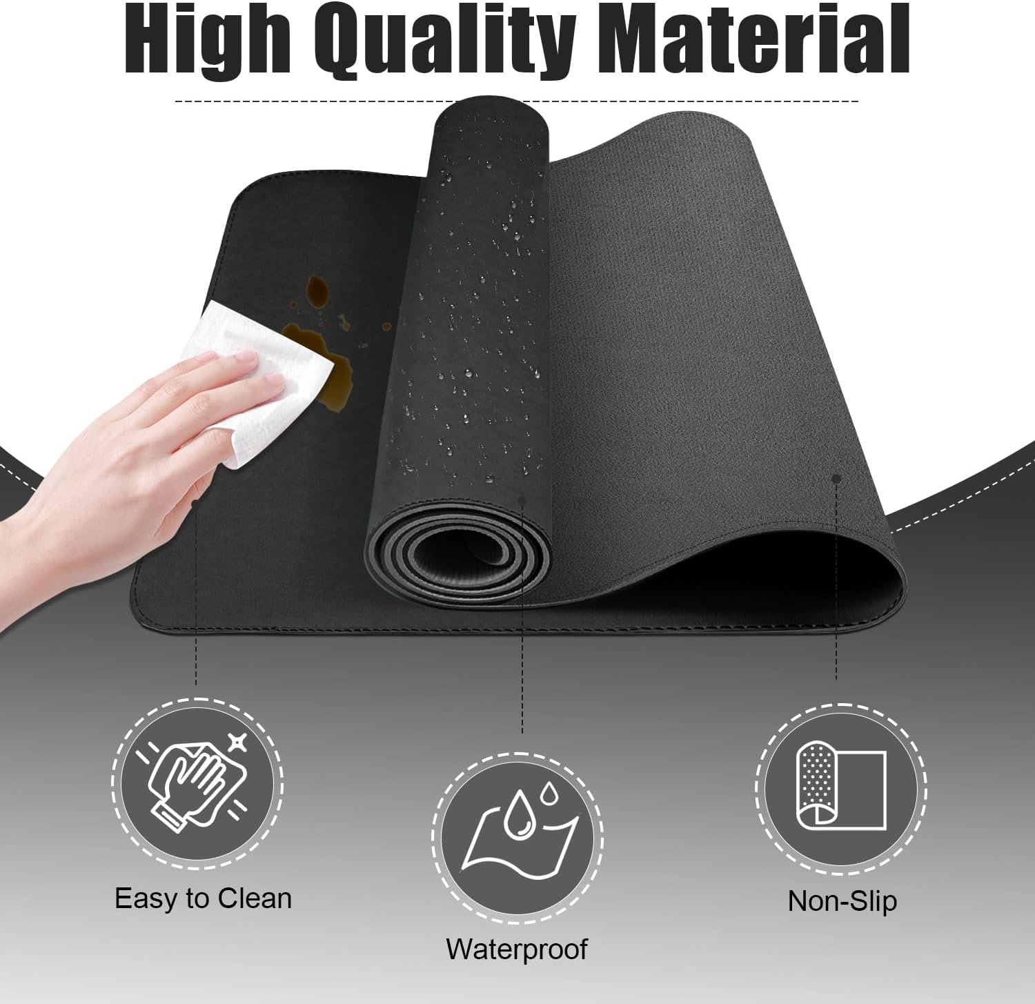 Large Leather Desk Pad Protect - Leather Desk Pad recension och pris