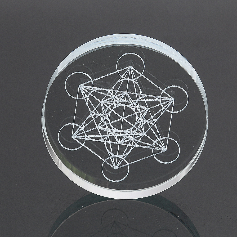 Metatron Cube Crystal Display  - Paper Weight Crystal recension och pris
