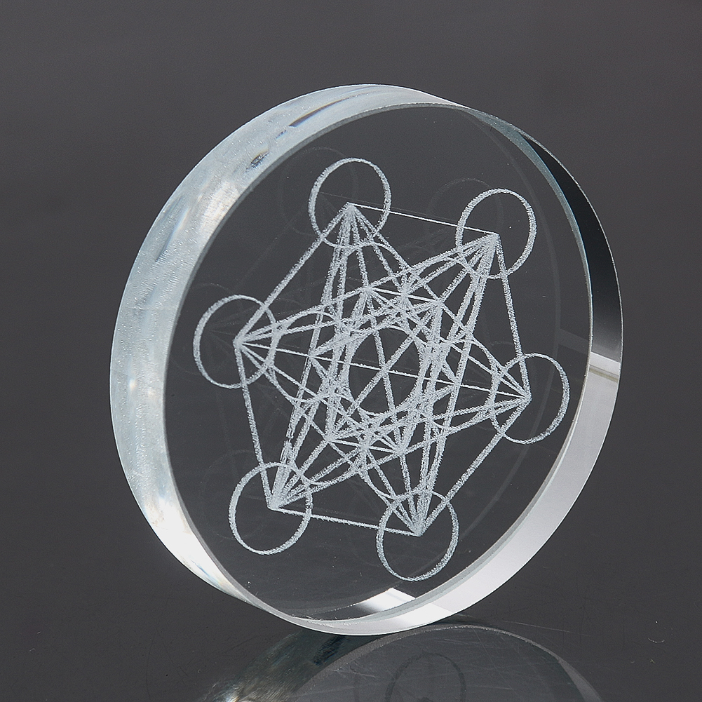 Metatron Cube Crystal Display  - Paper Weight Crystal recension och pris