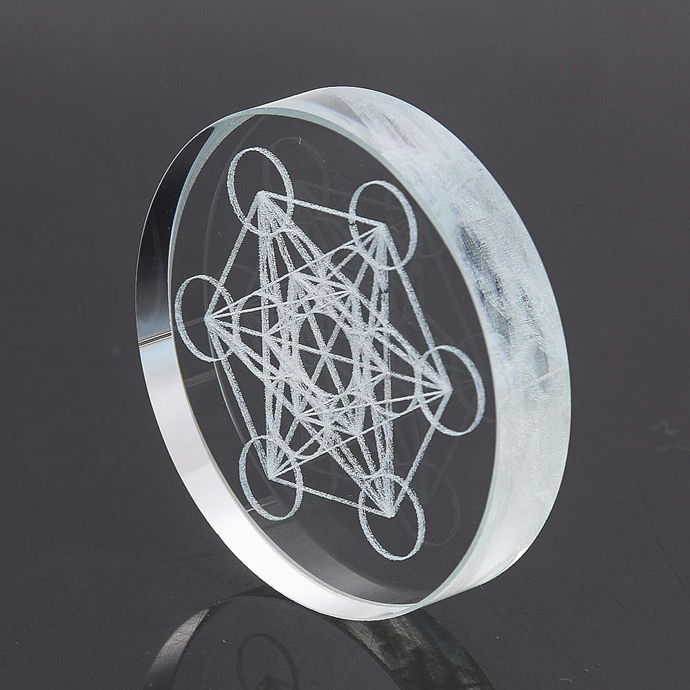 Metatron Cube Crystal Display  - Paper Weight Crystal recension och pris