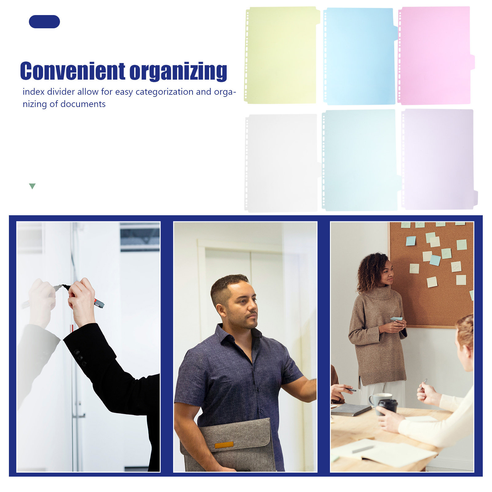 6Pcs Tabbed Binder Dividers A4 - Tab Divider A4 recension och pris