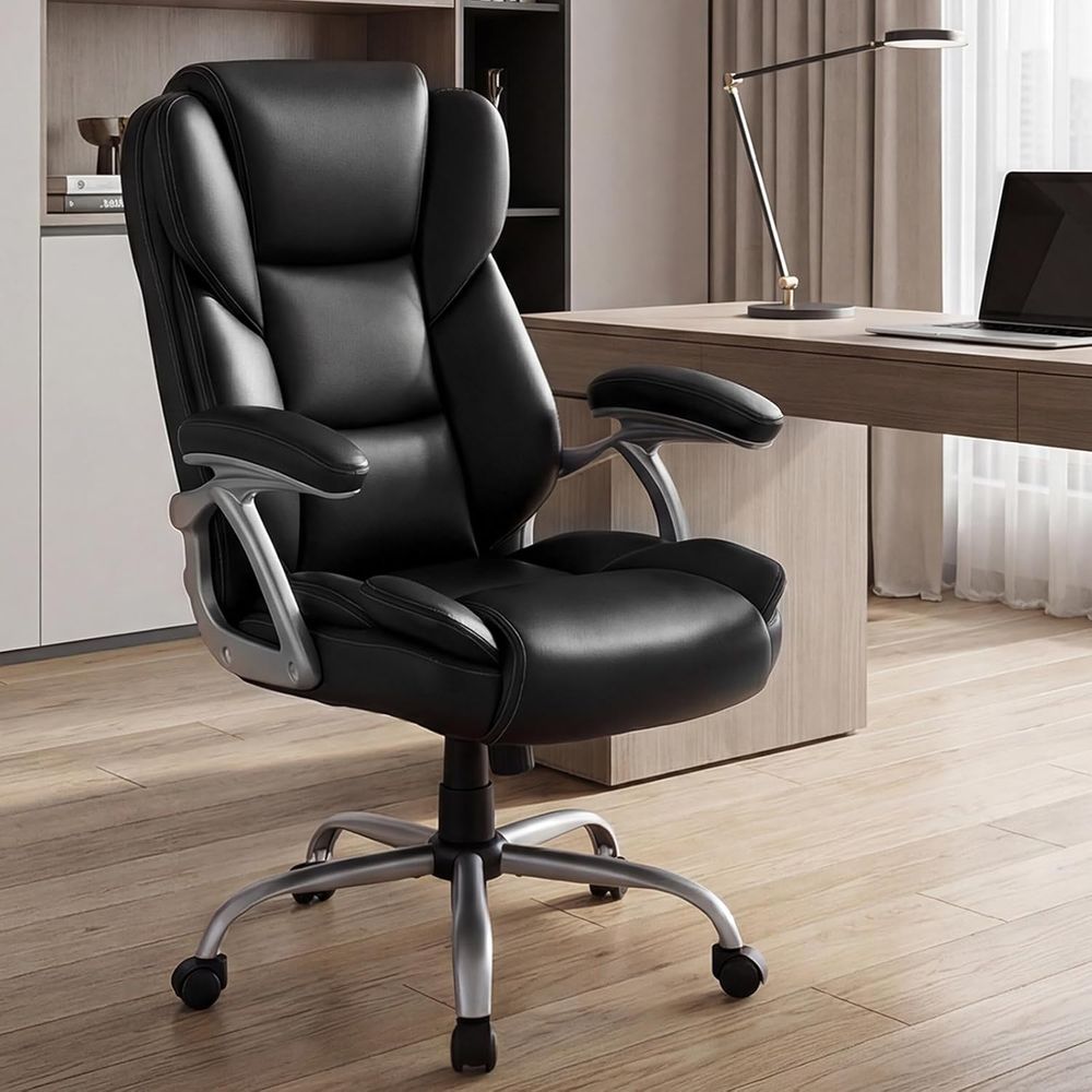 High Back Leather Ergonomic Sw - Leather Desk Pad recension och pris