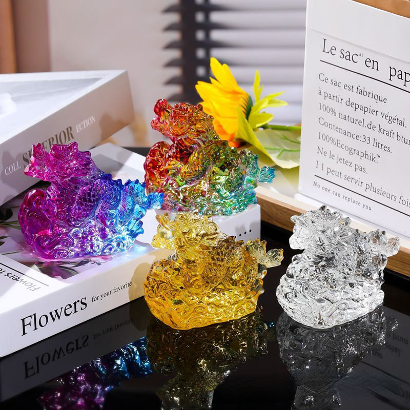 Crystal Dragon Figurine Glass  - Paper Weight Crystal recension och pris