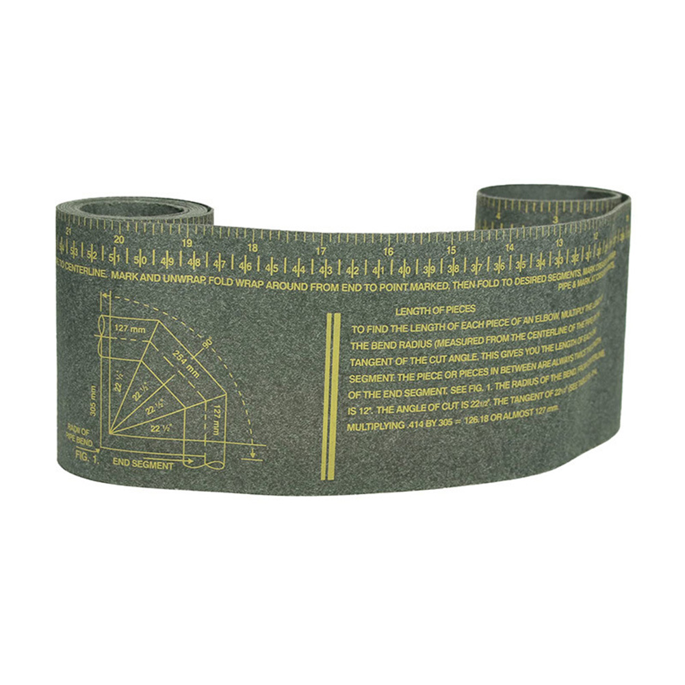 Pipe Measuring Tool Wrap Aroun - Tape Dispenser Weighted recension och pris