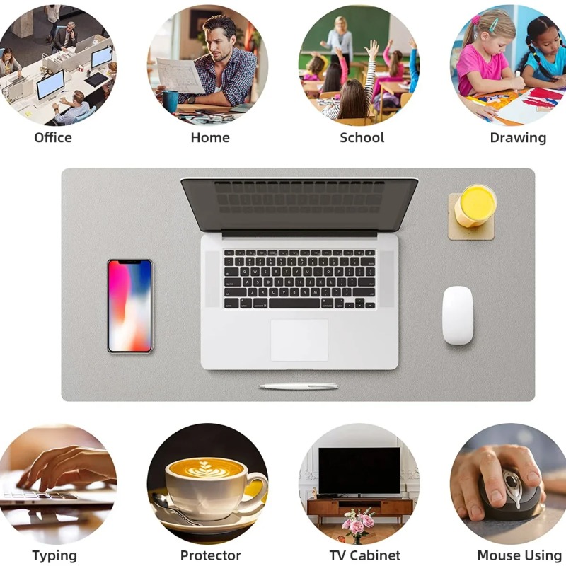 Extra Large Leather Mouse Pad  - Leather Desk Pad recension och pris