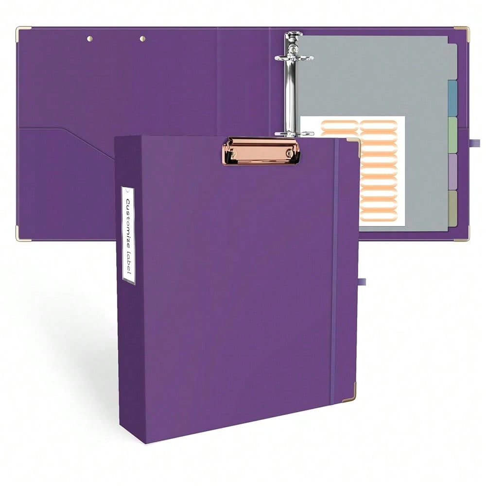 Mini 3 Ring Binder 2 Inch For  - Tab Divider A4 recension och pris