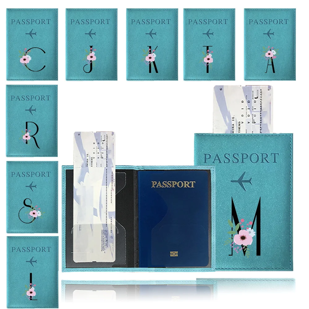 Passport Cover Blue Color Pu P - Index Card Holder recension och pris