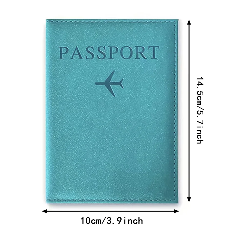 Passport Cover Blue Color Pu P - Index Card Holder recension och pris