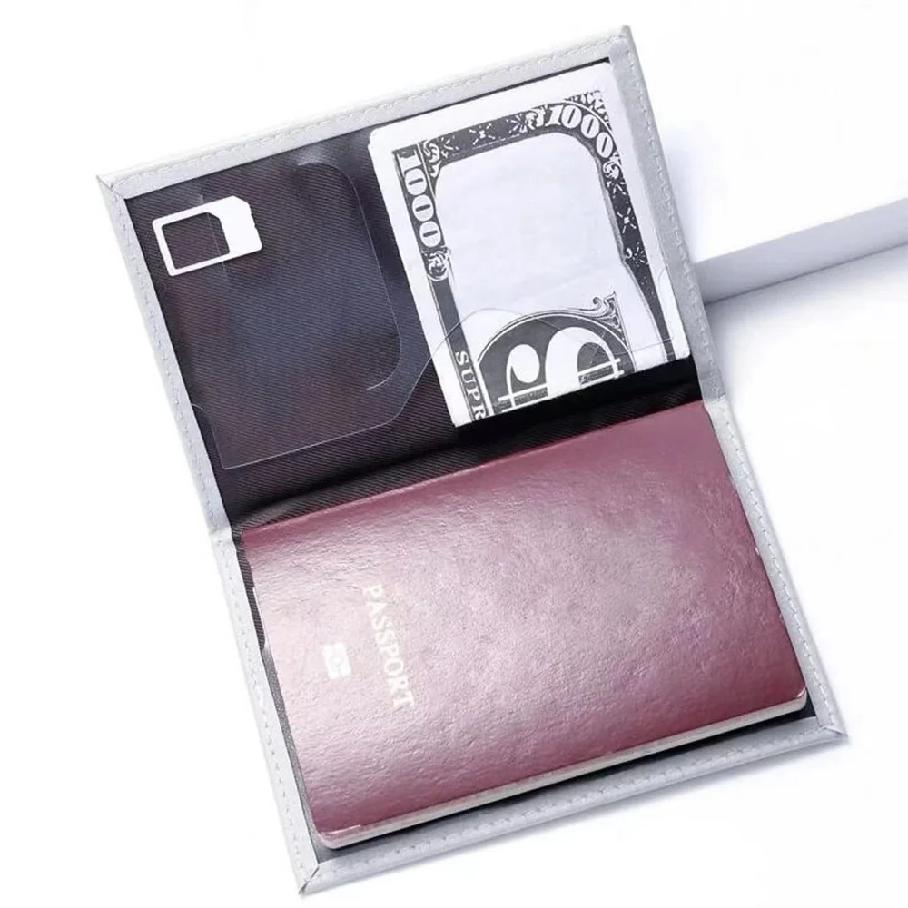 Passport Cover Blue Color Pu P - Index Card Holder recension och pris