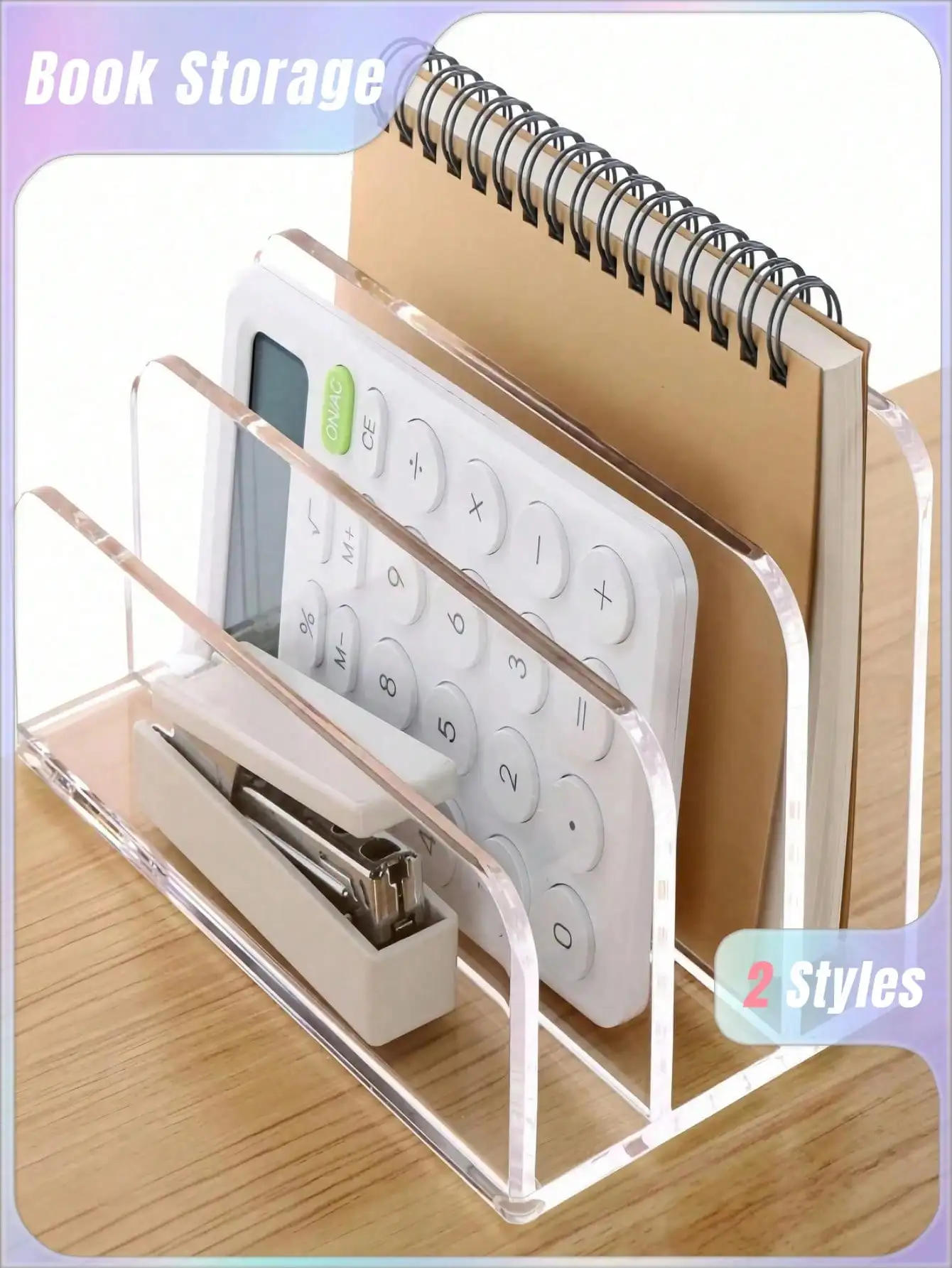 1Pc Acrylic File Folder, Desk  - Magazine Holder Rack recension och pris