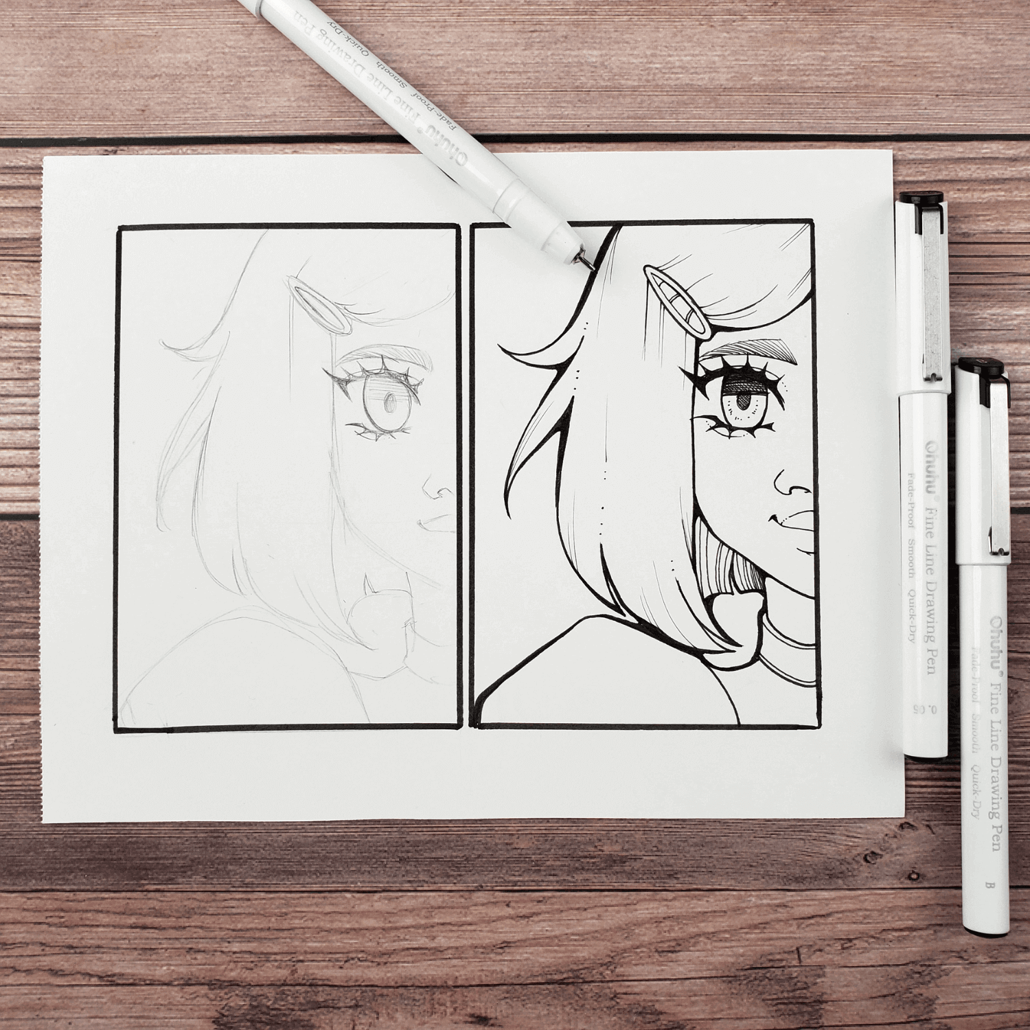 Ohuhu Micro Pen Fineliner Draw - Correction Pen Fine recension och pris