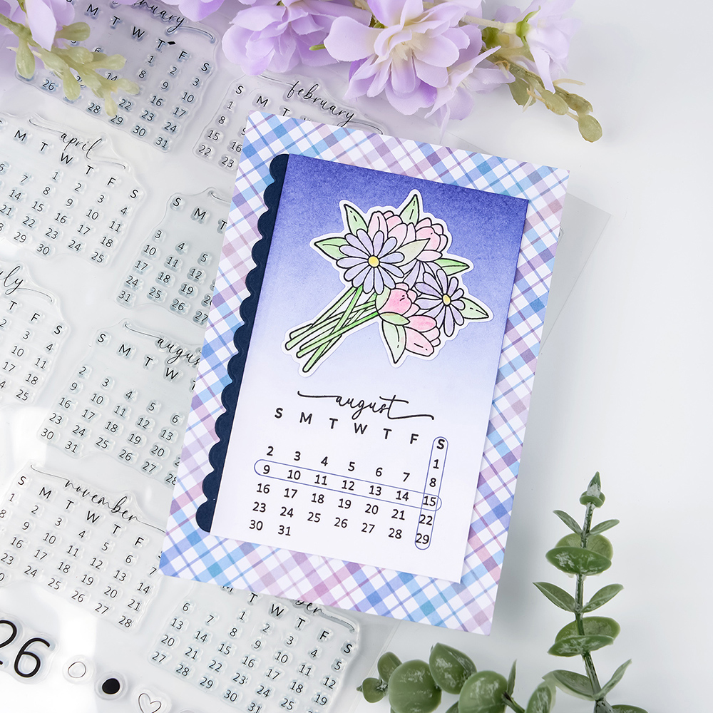 Calendar Date 2026 Clear Stamp - Rubber Date Stamp recension och pris