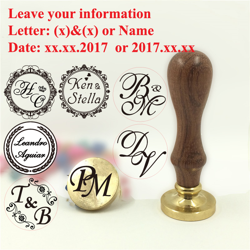 Custom brass wax seal Stamp wi - Wax Seal Stamp Set recension och pris
