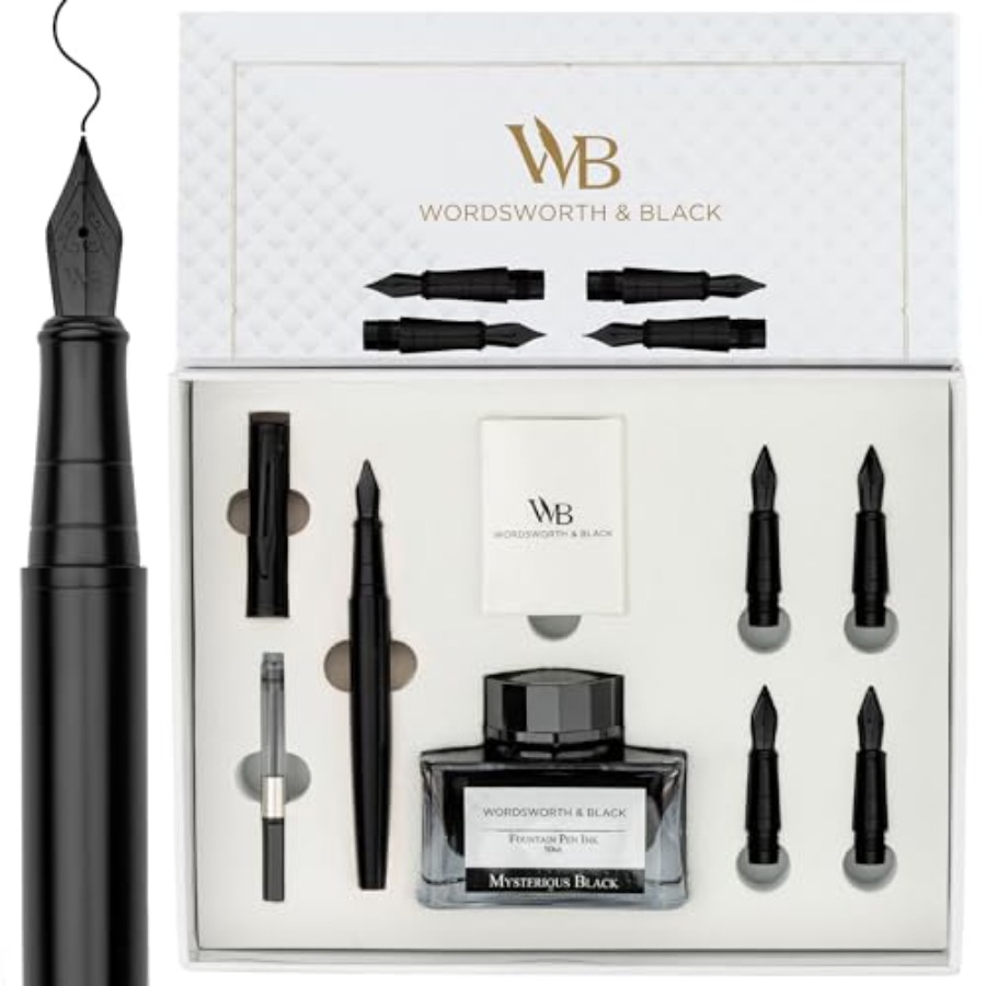 Fountain Pen Gift Set, Include - Fountain Pen Bottled Ink recension och pris