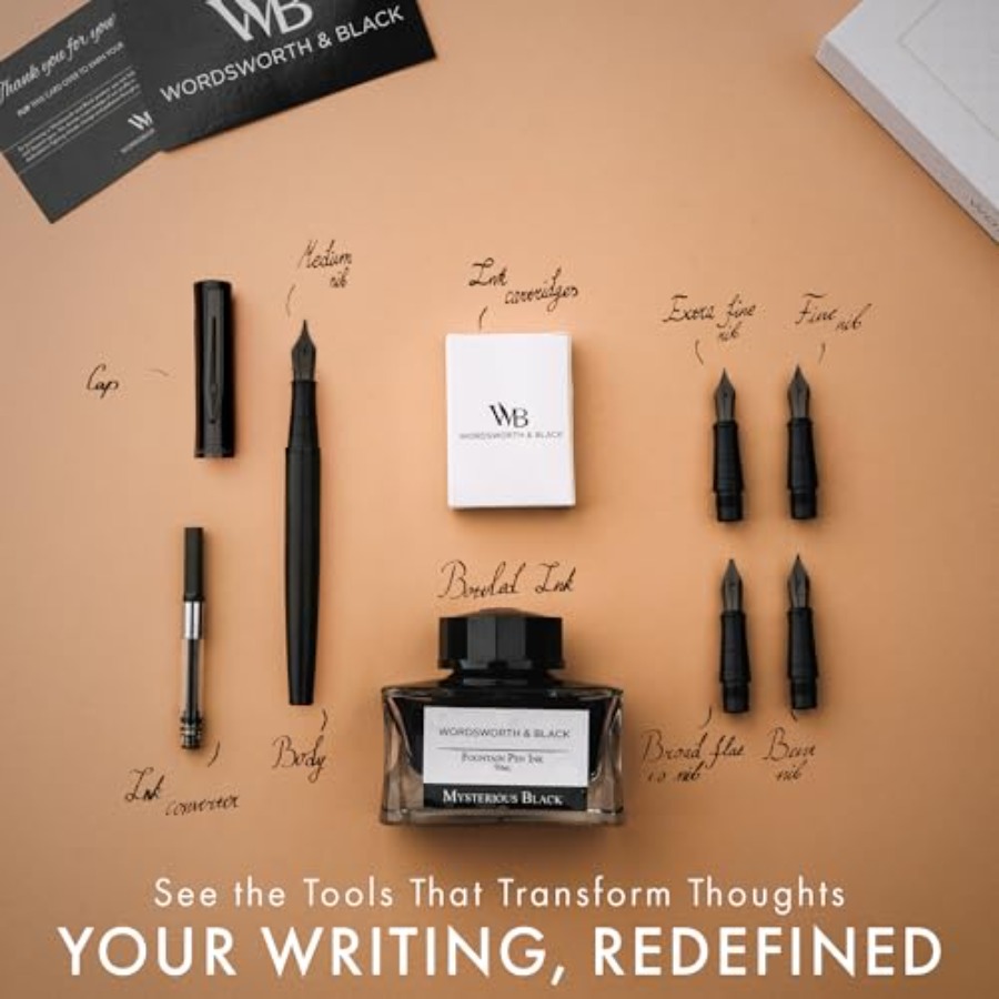 Fountain Pen Gift Set, Include - Fountain Pen Bottled Ink recension och pris