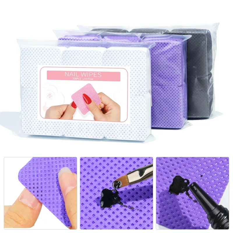 100pcs/Pack Lint-free Nail Pol - Gel Refill Pack recension och pris