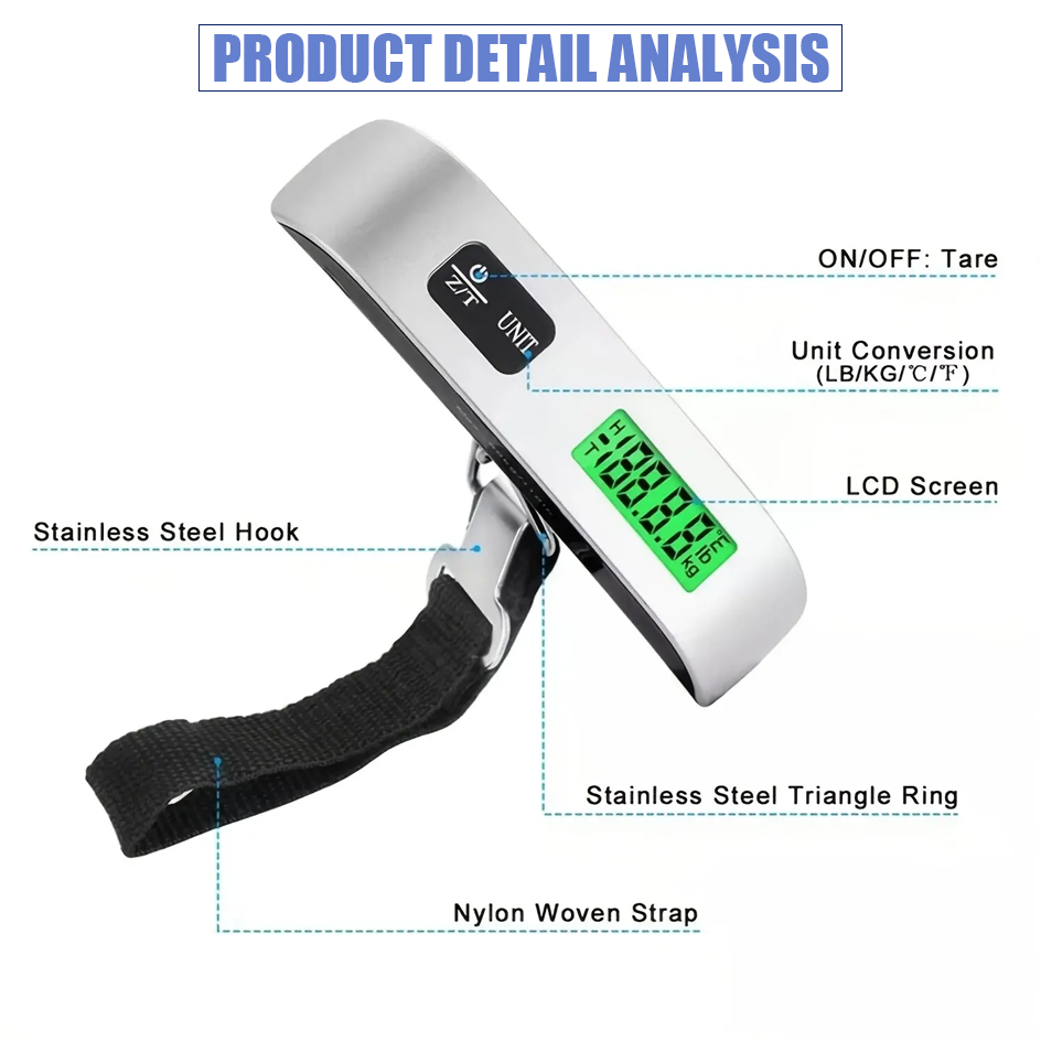 Portable Scale Digital LCD Dis - Tape Dispenser Weighted recension och pris