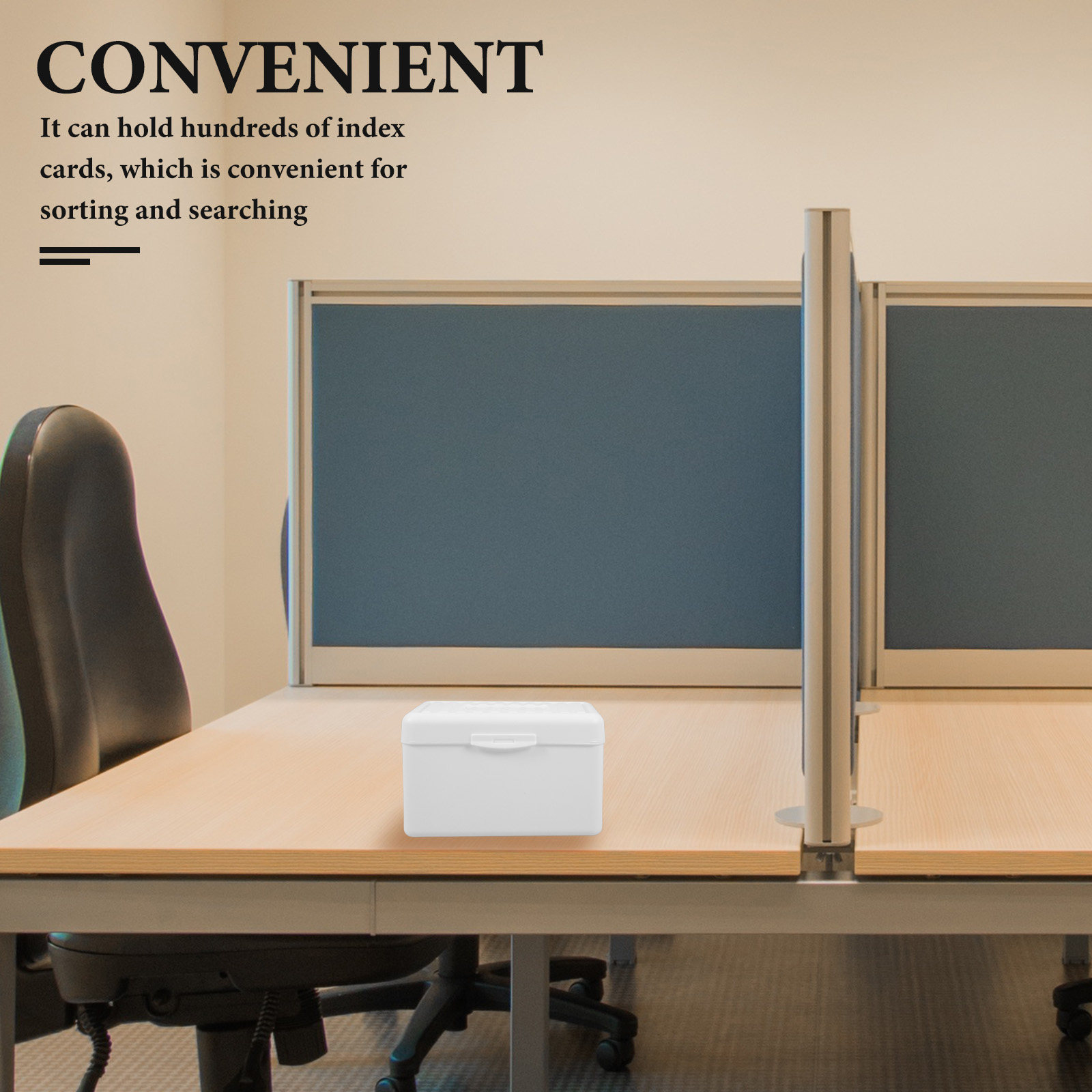 Efficient Office Cards Contain - Card Index Box recension och pris