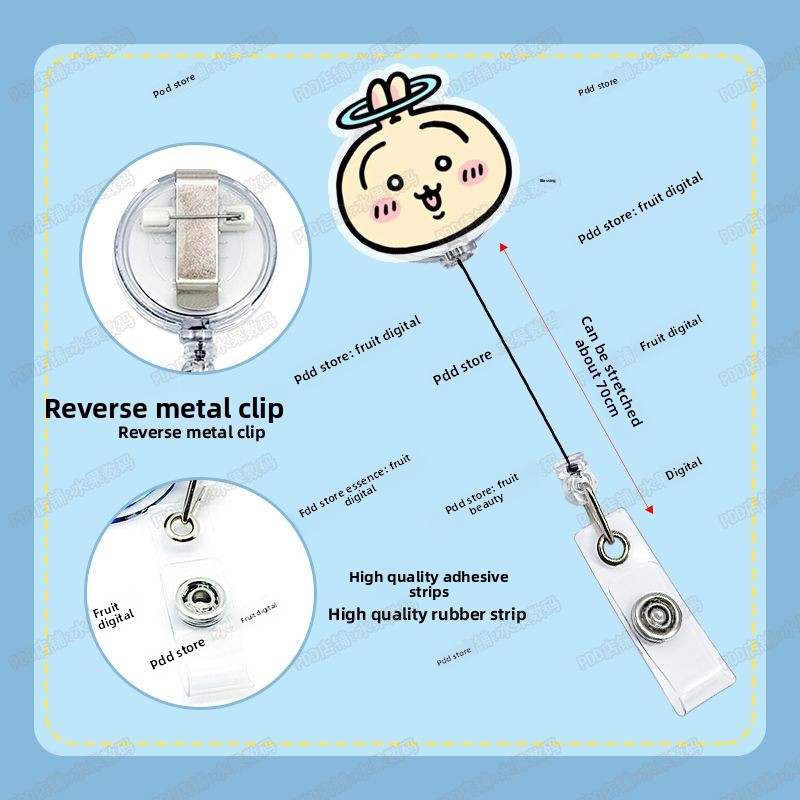 Jhikawas Retractable Badge Ree - Index Card Holder recension och pris