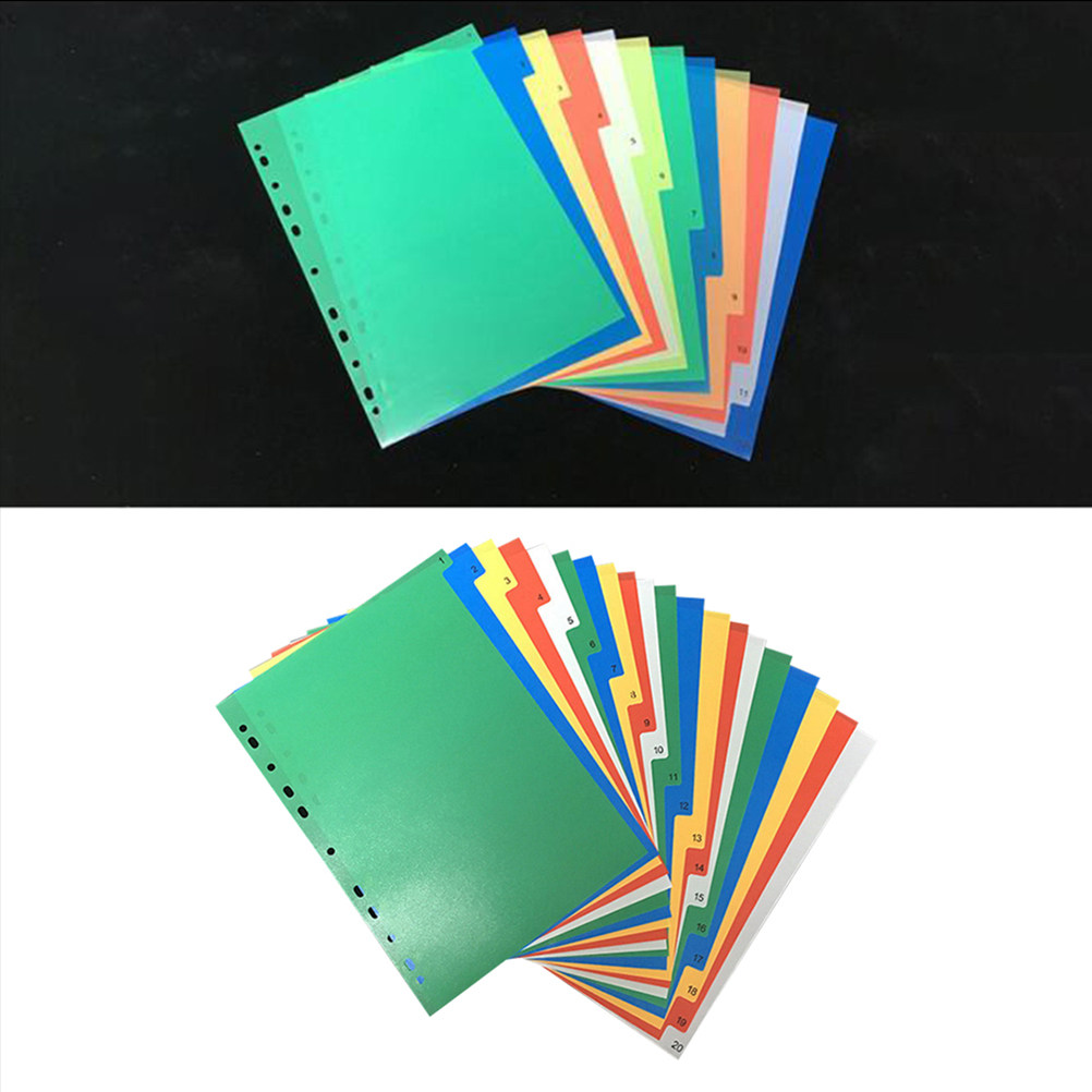 40Pcs A4 Multi-Color Insertabl - Tab Divider A4 recension och pris