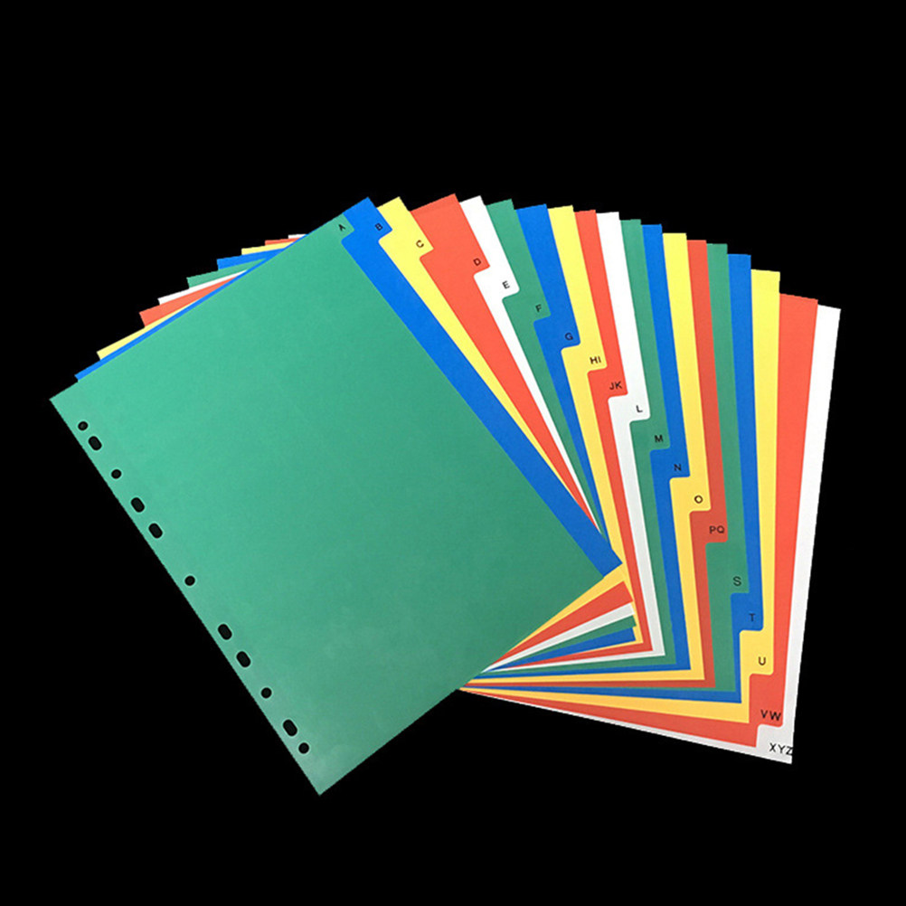 40Pcs A4 Multi-Color Insertabl - Tab Divider A4 recension och pris