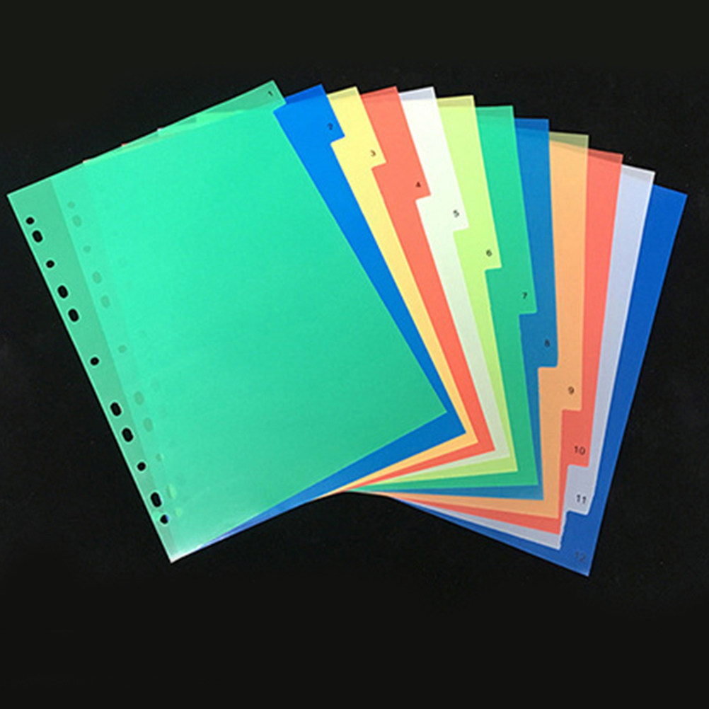 40Pcs A4 Multi-Color Insertabl - Tab Divider A4 recension och pris